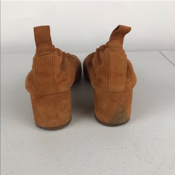 Everlane Cognac Suede The Day Heels Block - Picture 5 of 8